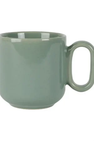 Usine Directe Tasse à café en grès sauge 10cl - Baltika