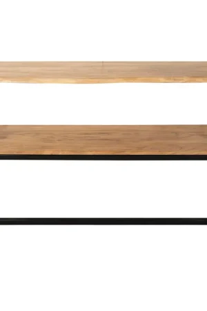 Meilleure Vente Console en acacia et pieds en fer noir - Brooklyn