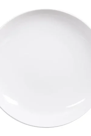 Assiette calotte en porcelaine blanc d21.5cm - selena Livraison Express
