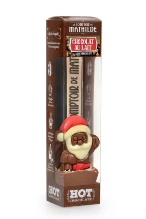 Hot chocolat au lait père noël 30g - Noel Soldes