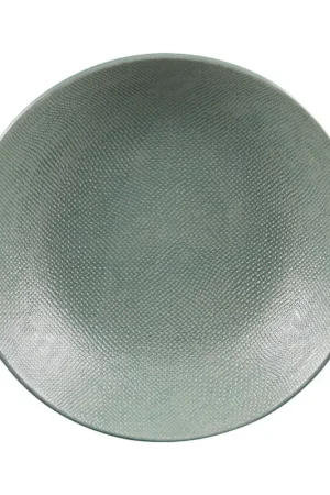 Assiette calotte en grès sauge d25cm - Vesuvio Acheter En Ligne