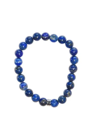 Acheter En Ligne Bracelet lapis lazuli perles rondes 8mm
