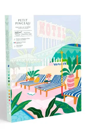 Coffret peinture au numéro - the motel pool Top Vente