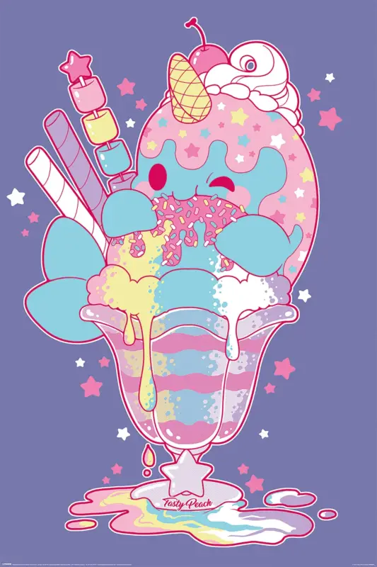 Super Prix Poster Tasty Peach - Nomwhal 61x91,5cm
