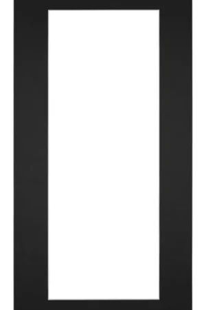 Achat Immédiat Passe-Partout 45x80 cm - Ouverture photo 40x55 cm - Noir - Pour cadres et photos
