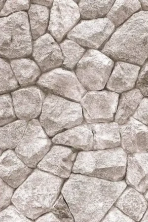 Bon Plan Papier Peint - Large Stone Wall 384x260cm - Intissé