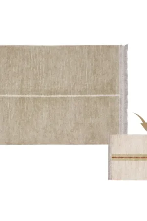 Quantité Limitée Tapis lavable réversible sauge duo