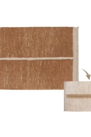 Tapis lavable réversible caramel duo Retour Gratuit