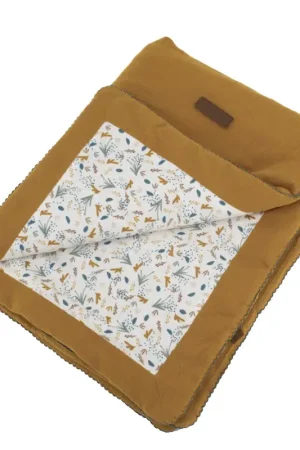 Livraison Express Couverture réversible pour bébé en double gaze de coton et jersey