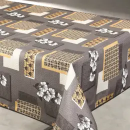 Nappe anti taches motif fleur et forme géométrique Meilleur Choix