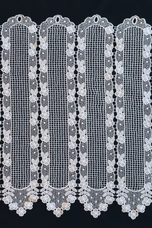 Dernière Chance Brise Bise macramé motif fleurs