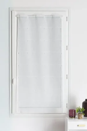 Modulable brodé uni blanc Bon Marché