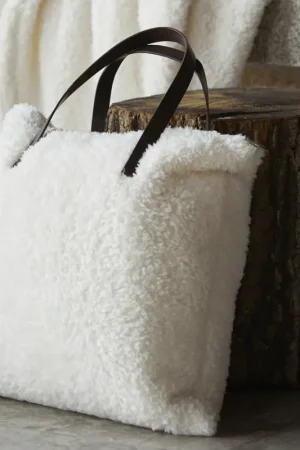 Soldes Sac Sherpa avec anses imitation cuir