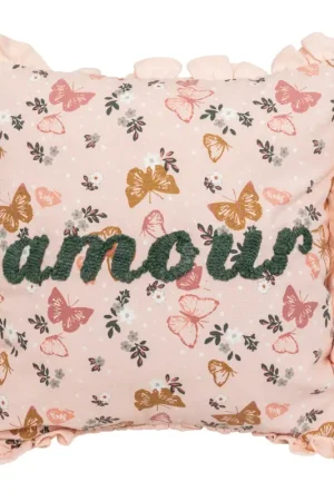 Coussin Amour avec papillons Acheter Direct
