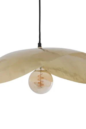 Suspension luminaire design en métal doré Prix Réduit