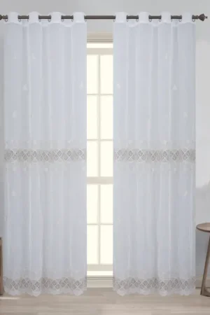 Expédition Rapide Paire de voilages macramé pour baie vitrée