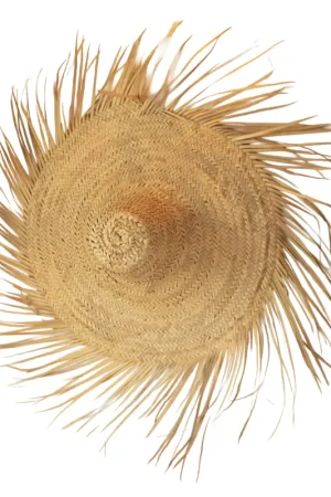 Chapeau de paille naturelle XXL Prix Cassé