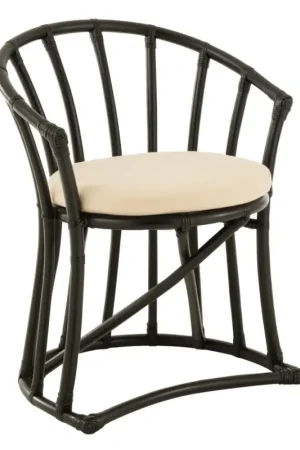 Chaise en rotin avec coussin Meilleur Choix