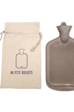 Bouillotte en caoutchouc avec sac en coton Commander Vite