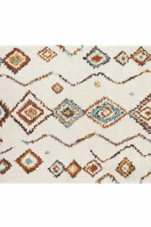 Quantité Limitée Tapis berbère à motifs géométriques