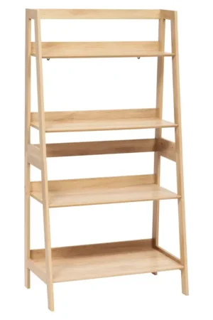 Achat Immédiat Étagère bois 4 niveaux style échelle