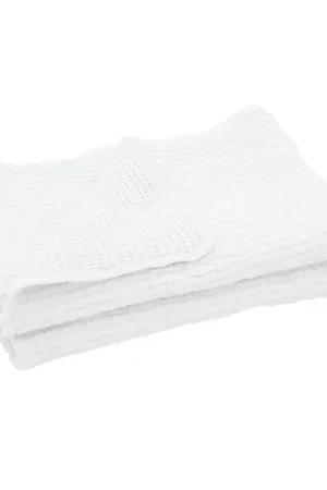 Acheter En Ligne Plaid réversible en coton nid d'abeille