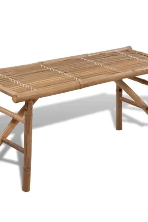 Banc de jardin pliable en bambou Haute Qualité