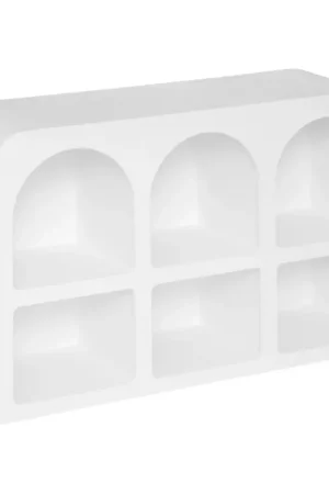 Meuble étagère 6 niches en bois Bon Plan