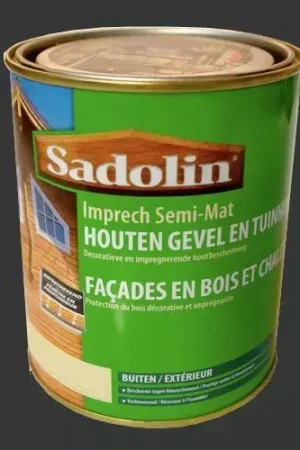 Lasure SADOLIN (Woodlover) Impregnant Semi-mat Palissandre Retour Gratuit