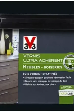 Petit Prix V33 Vernis Ultra Adhérent 0,75L Noir de Jais