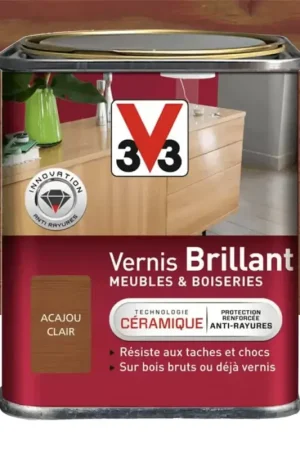 Prix Cassé Vernis V33 Meubles et Boiseries Brillant Acajou clair