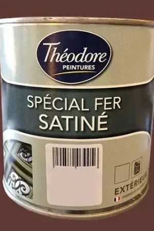 Théodore Peinture Spécial Fer Satin Rouge Basque Commande En Gros