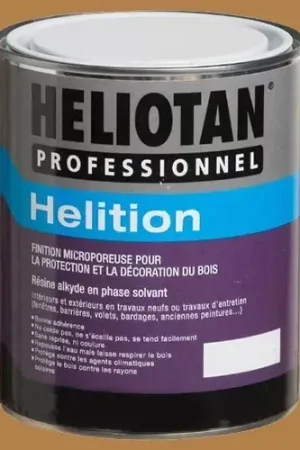 HELIOTAN Laque satinée pour Bois HELITION Ton bois Haute Qualité