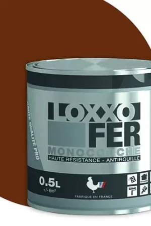 Nouveauté Peinture Fer Antirouille LOXXO Brun fauve