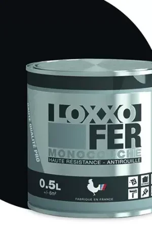 Peinture Fer Antirouille LOXXO Noir mat Prix Réduit