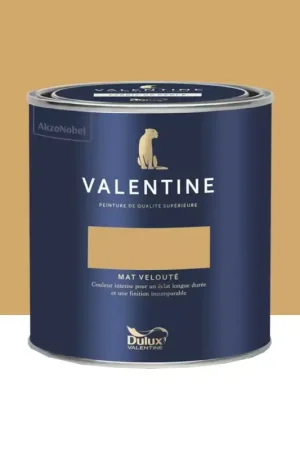 Super Prix Peinture Valentine Murs et boiseries DULUX VALENTINE Jaune idole