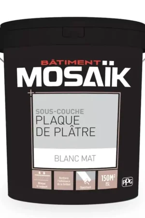 Sous-couche MOSAÏK Plaque de plâtre 15L Super Prix