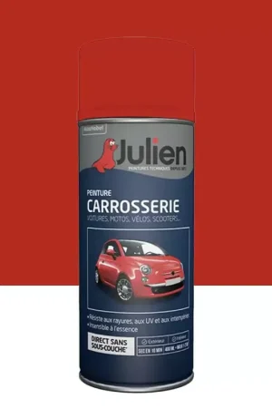 Bombe de peinture JULIEN Carrosserie Rouge Brillant (37114) Soldes