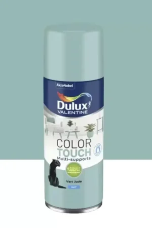 Dernier Modèle Bombe aérosol de peinture DULUX VALENTINE Color Touch Vert jade mat