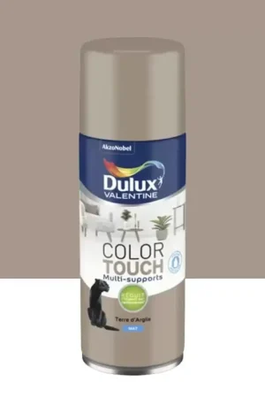 Expédié Aujourd'hui Bombe aérosol de peinture DULUX VALENTINE Color Touch Terre d'argile mat