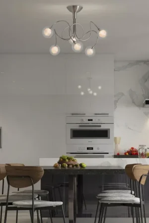 Lustre Mumbai 6 lampes - CVL Luminaires Manufacture Certifié