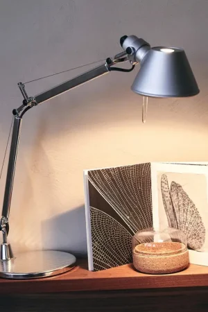 Lampe de bureau Tolomeo Micro Aluminium - Artemide Petit Prix