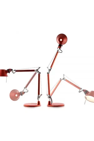 Certifié Lampe de bureau Tolomeo Micro Rouge - Artemide