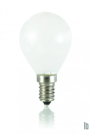 Ampoule LED à filament sphérique opale E14 - Ideal Lux Achetez Aujourd'hui