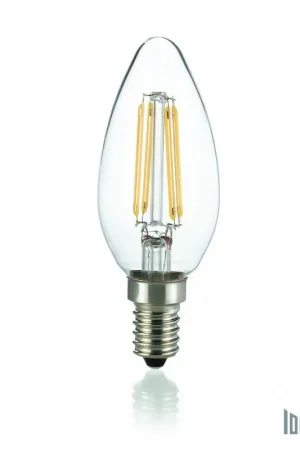 Marque Ampoule LED à filament flamme claire E14 - Ideal Lux