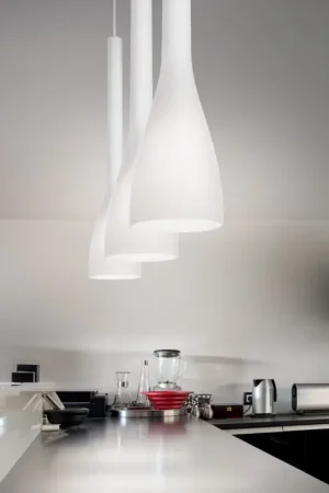 Suspension Flut en verre - Ideal Lux Certifié
