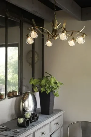 Lustre Maori 6 lampes - CVL Luminaires Manufacture Jusqu'à Épuisement Des Stocks