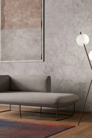 Lampadaire LED Kushi Noir - KDLN Nouvel Arrivage