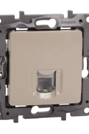 Meilleur Choix Prise encastrable pour téléphone RJ11 Niloe crème LEGRAND