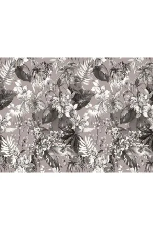 Nappe en PVC non tissé Orchidée grise 140 cm au mètre HOBBY Nouvelle Collection